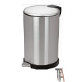 Round Soft-Close Trash Can with High Base--Baskets